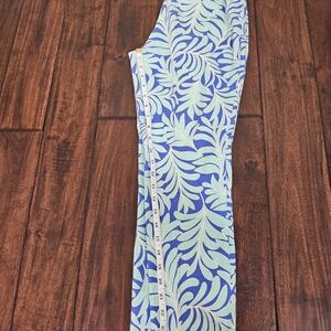 Kate Spade Blue White Floral Crop Pants Size 0